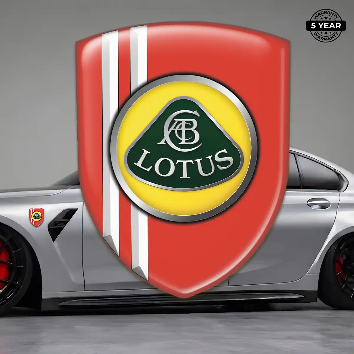 Lotus 3D Resin Sticker Refined Design