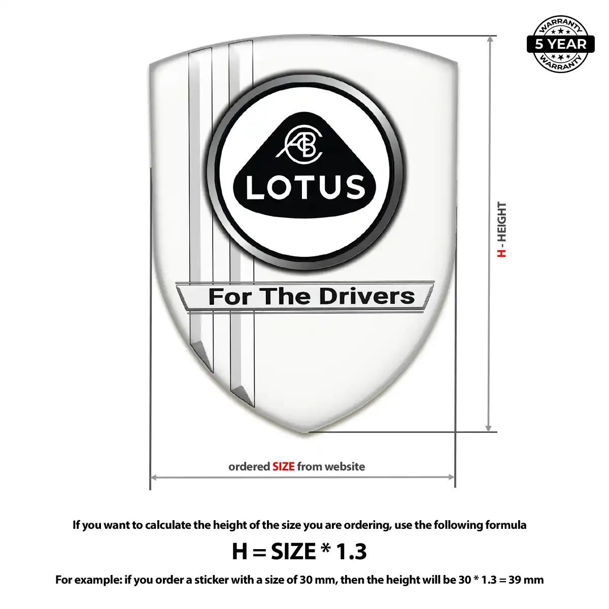 Lotus 3D Resin Sticker Resin Luxe