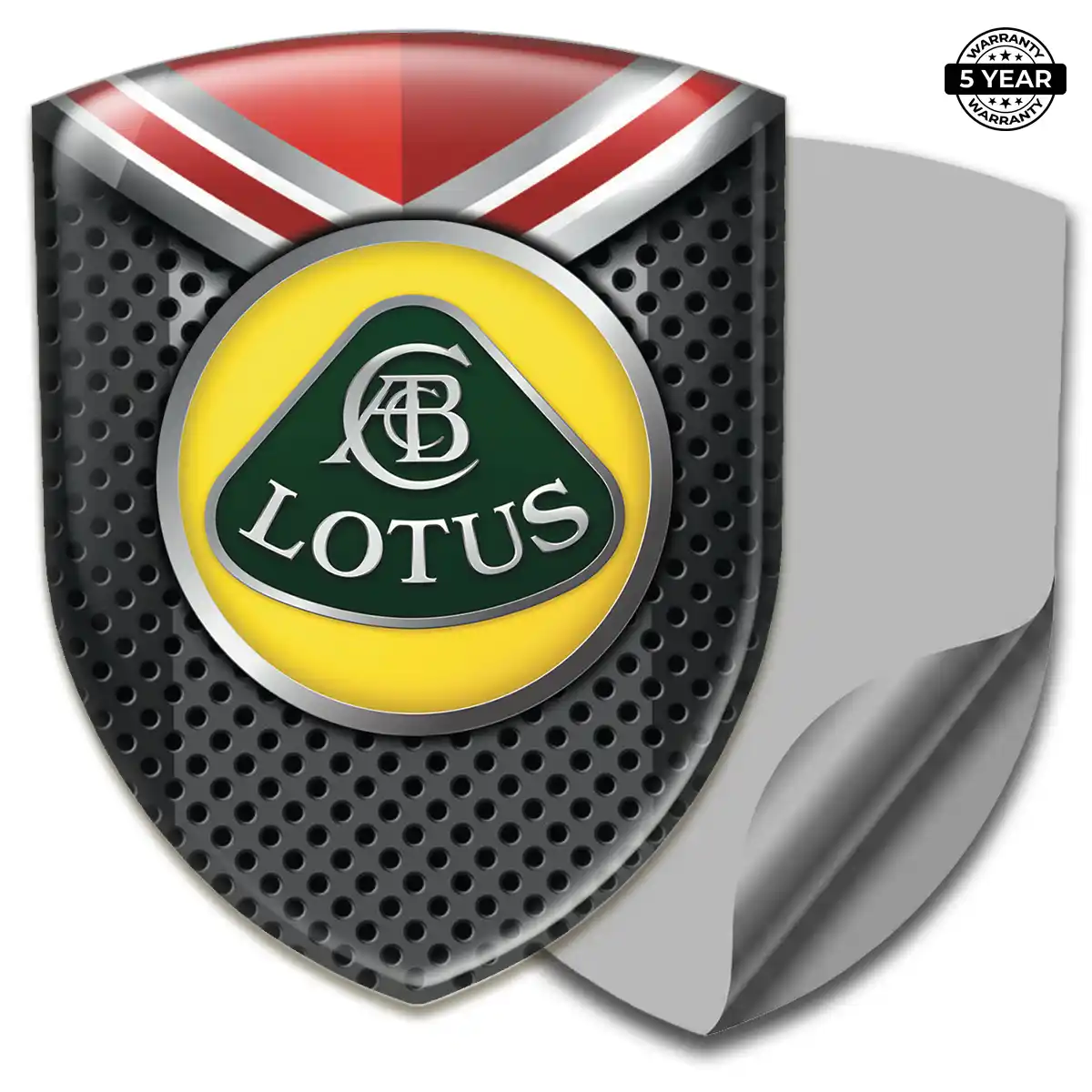 Lotus Automotive Emblem Sticker Cabin Style