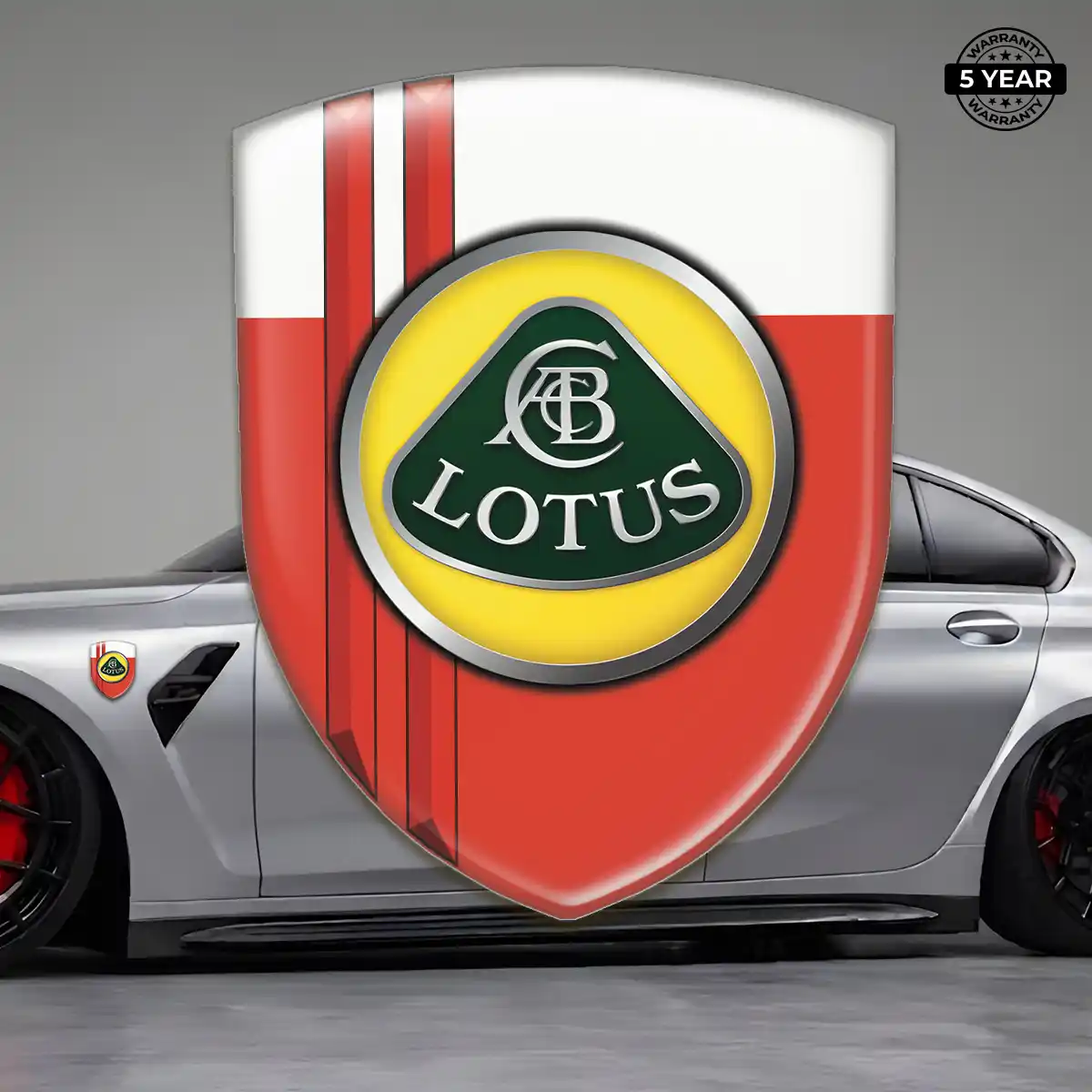 Lotus Automotive Emblem Sticker Elite Finish