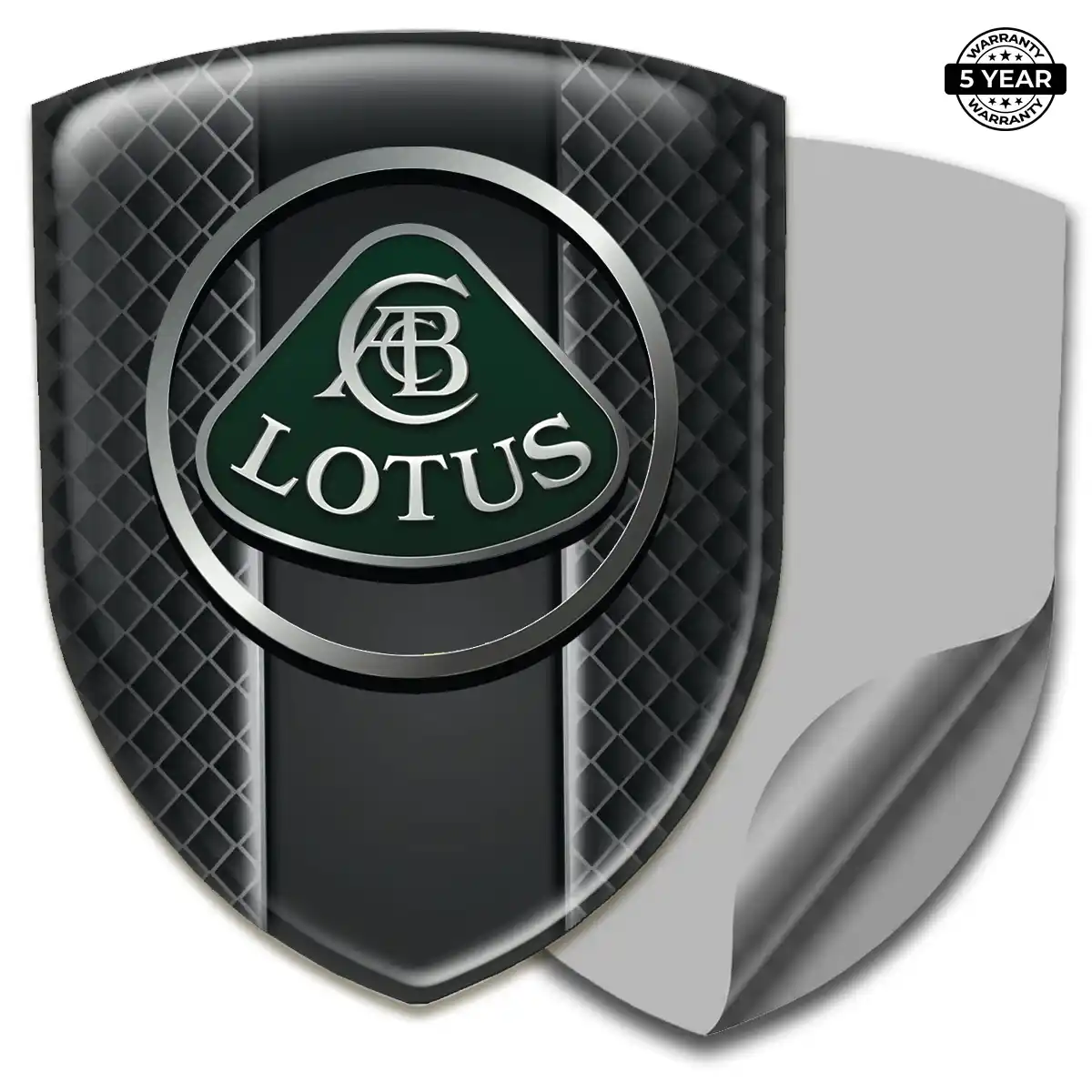 Lotus Automotive Emblem Sticker Interior Elegance