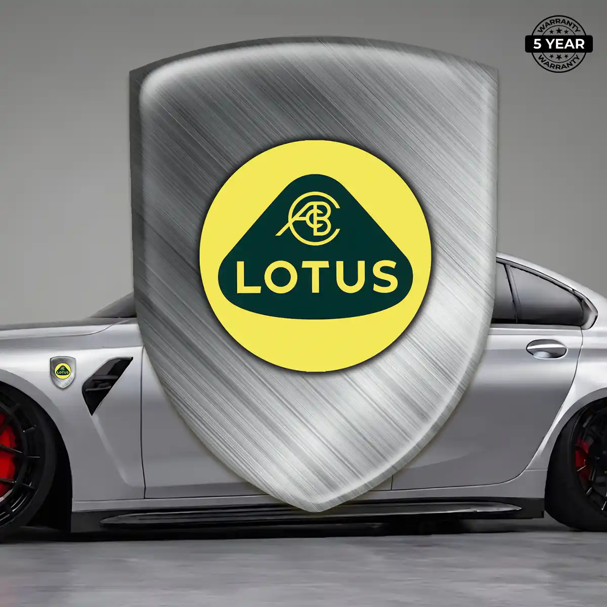 Lotus Automotive Emblem Sticker Interior Luxe