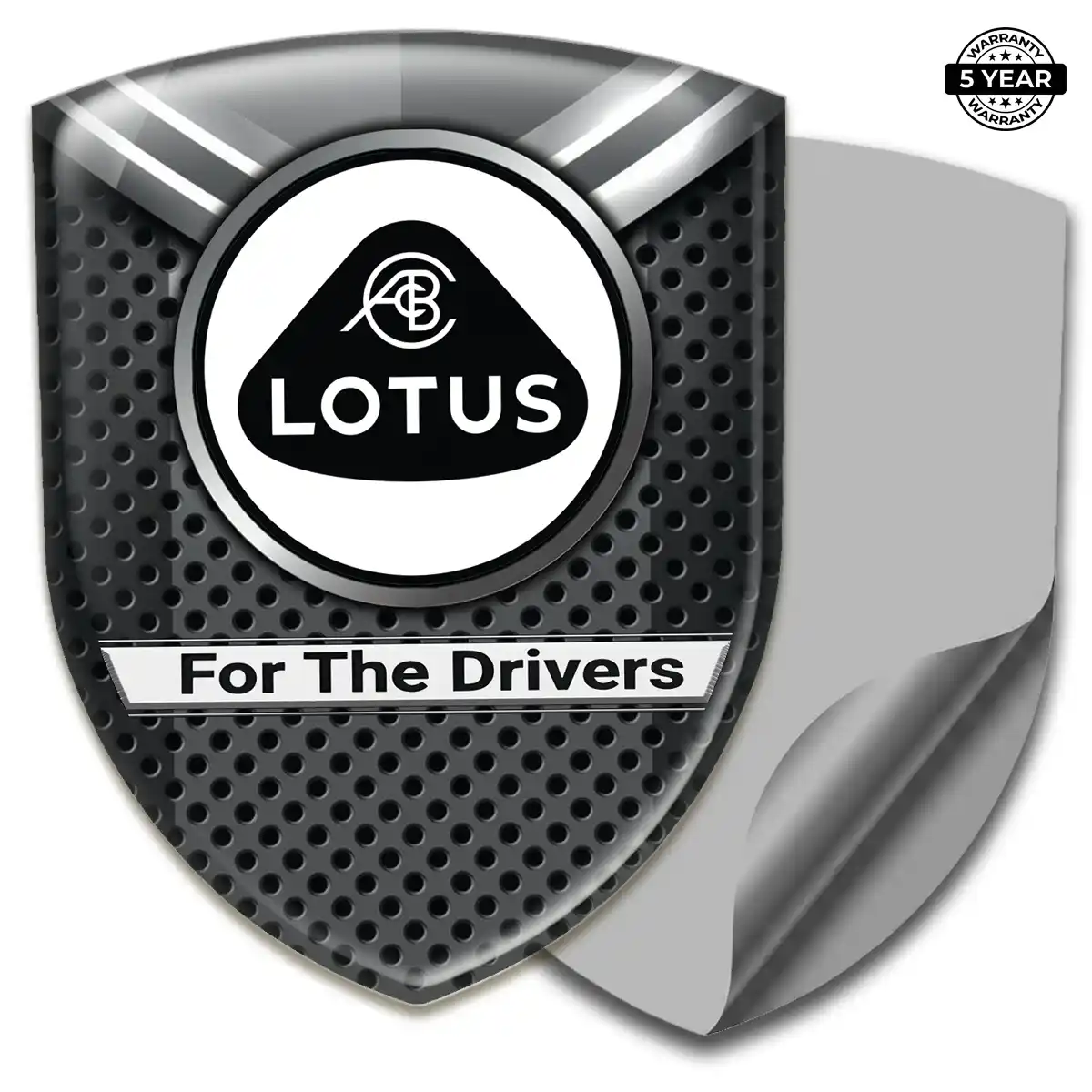 Lotus Automotive Emblem Sticker Premium Dome