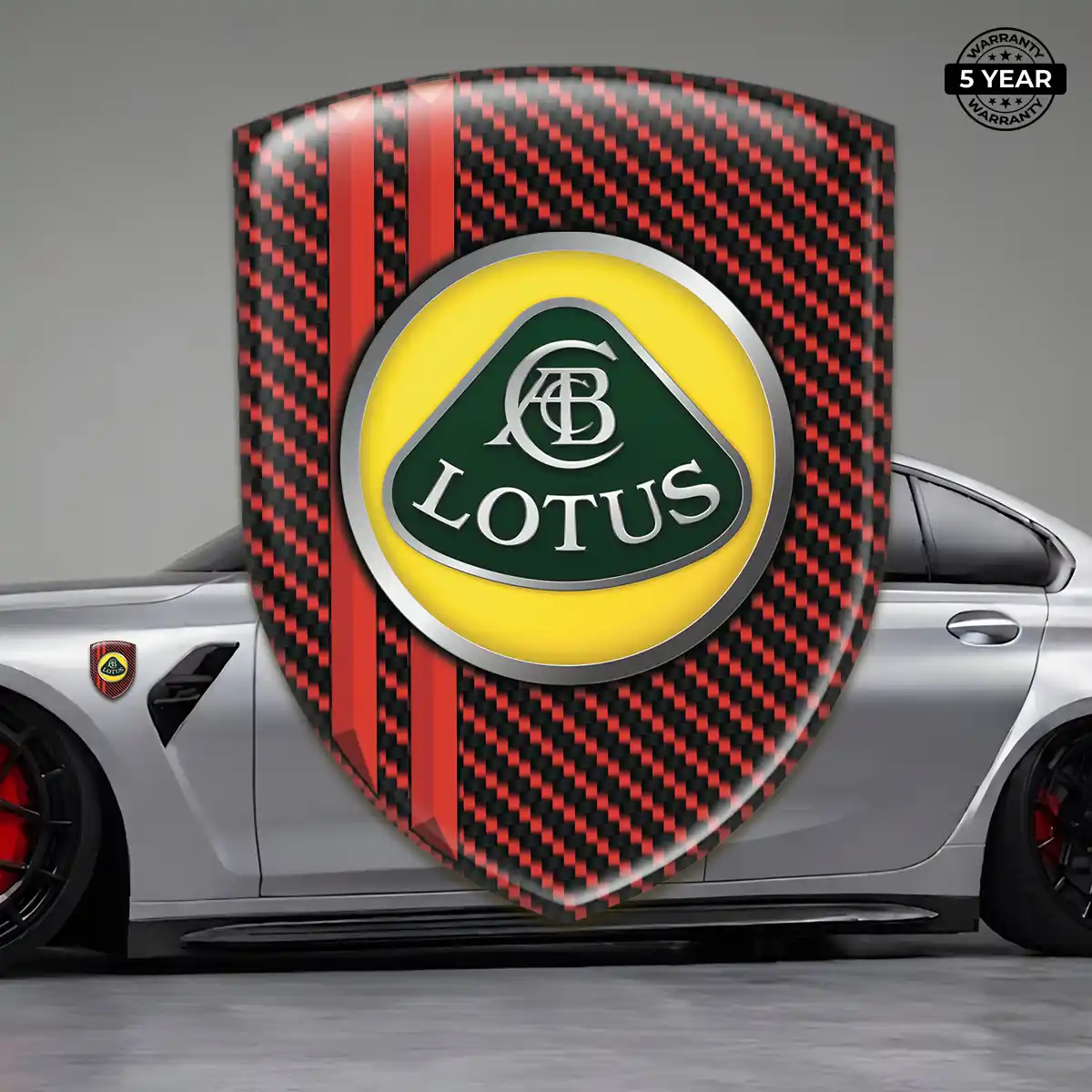 Lotus Automotive Emblem Sticker Refined Design