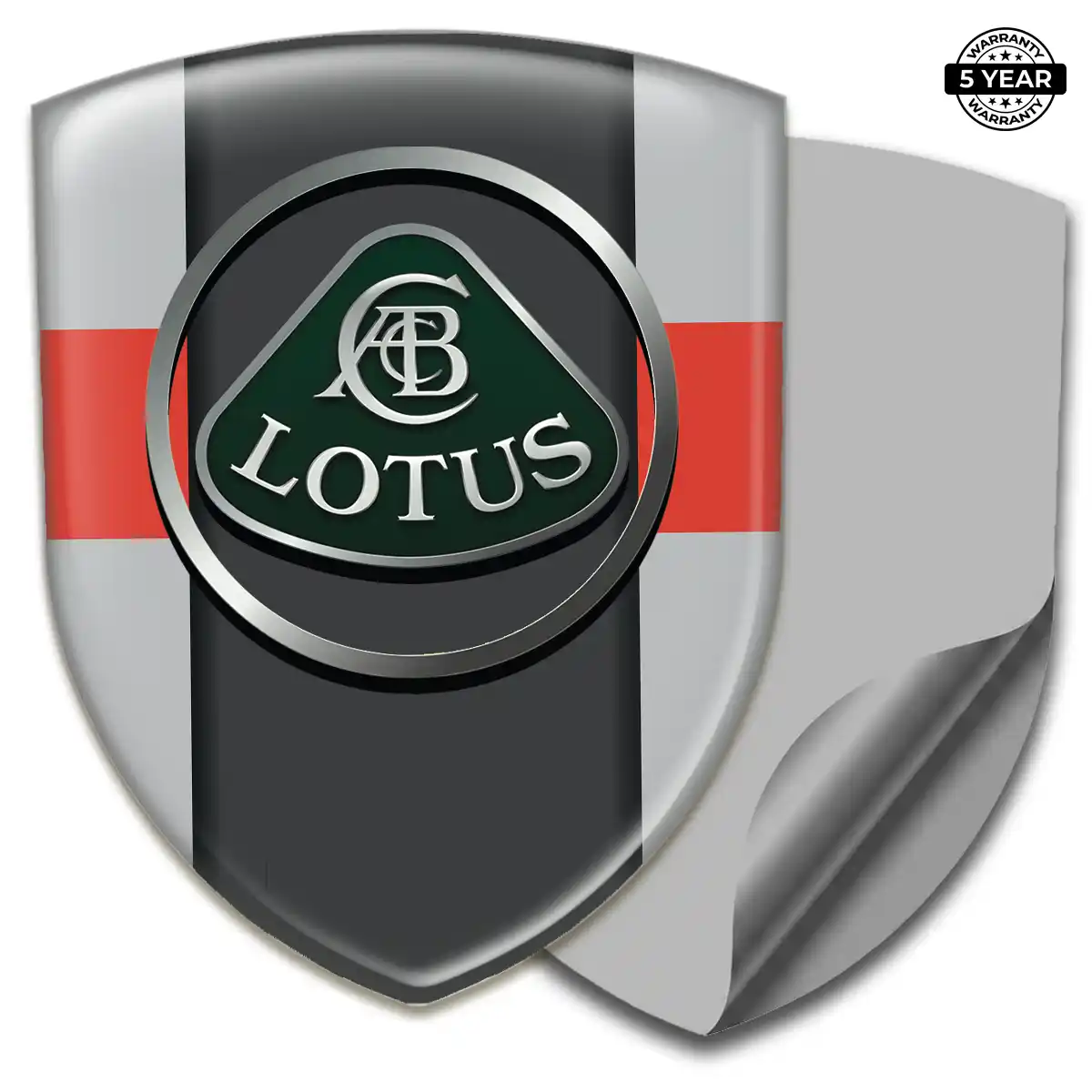 Lotus Automotive Emblem Sticker Resin Luxe