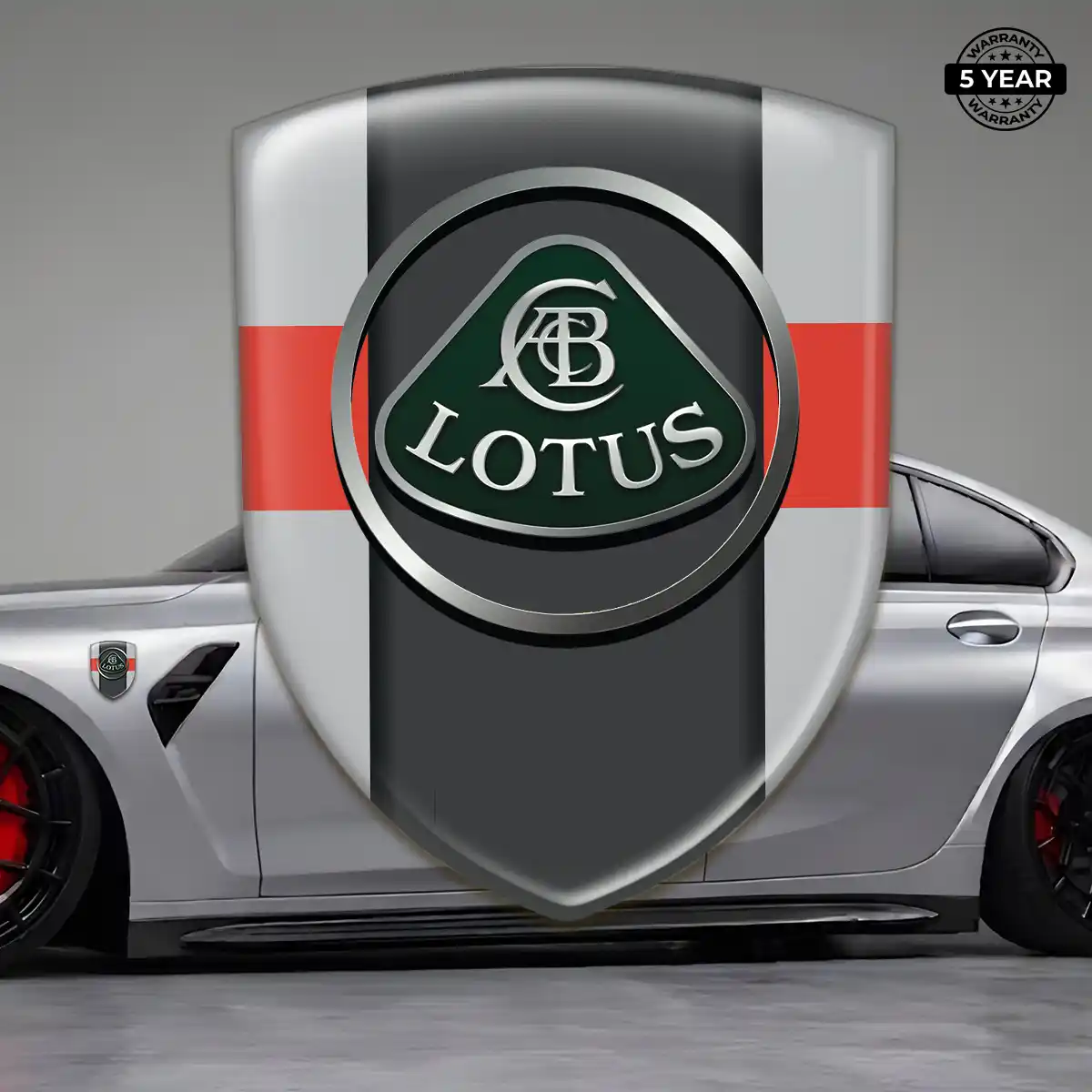 Lotus Automotive Emblem Sticker Resin Luxe