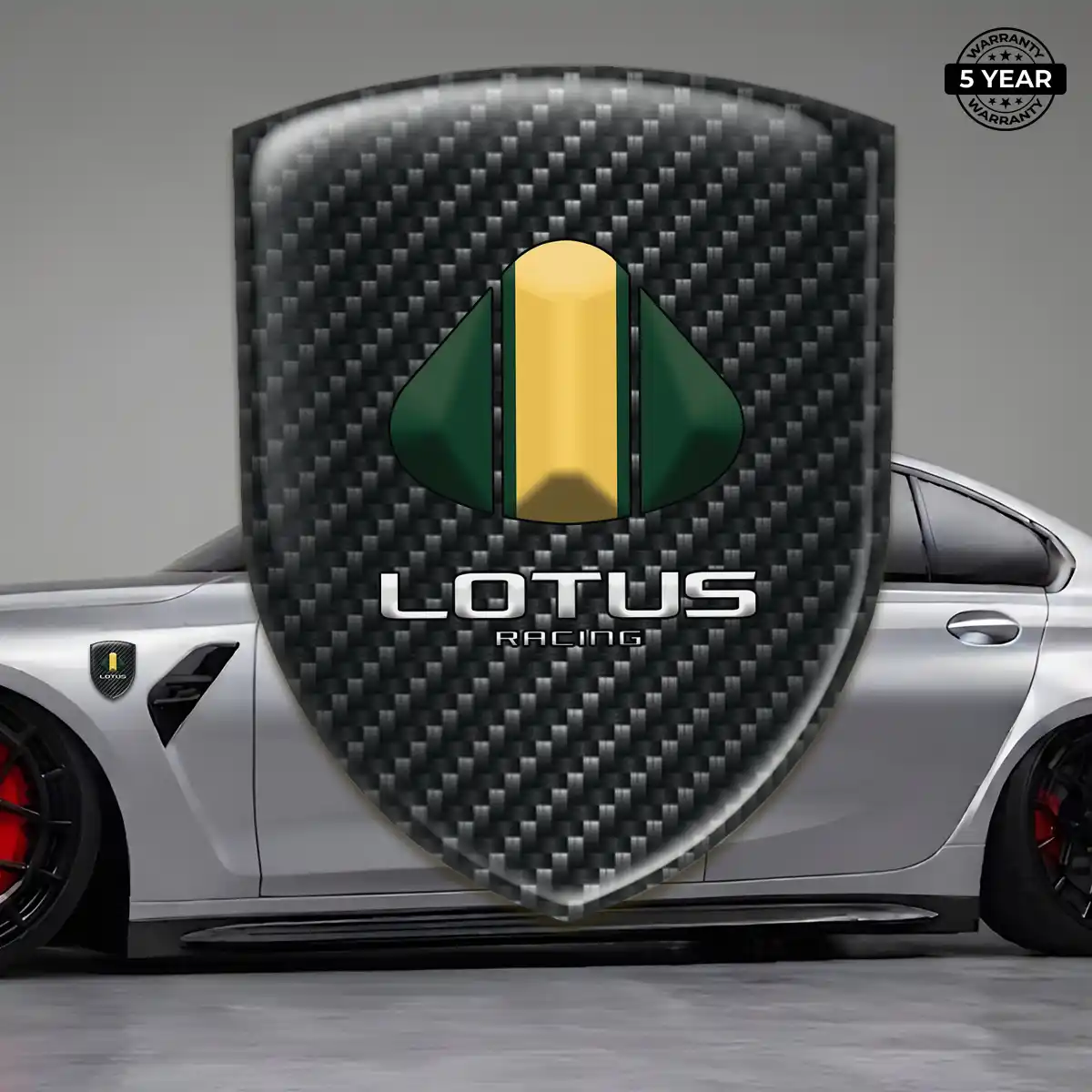 Lotus Automotive Emblem Sticker Signature Grade