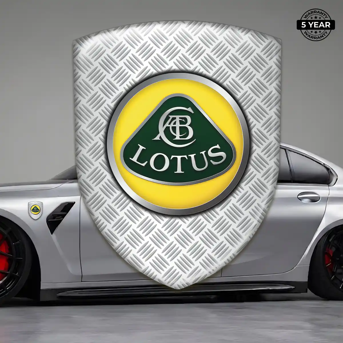 Lotus Automotive Emblem Sticker Sleek Style