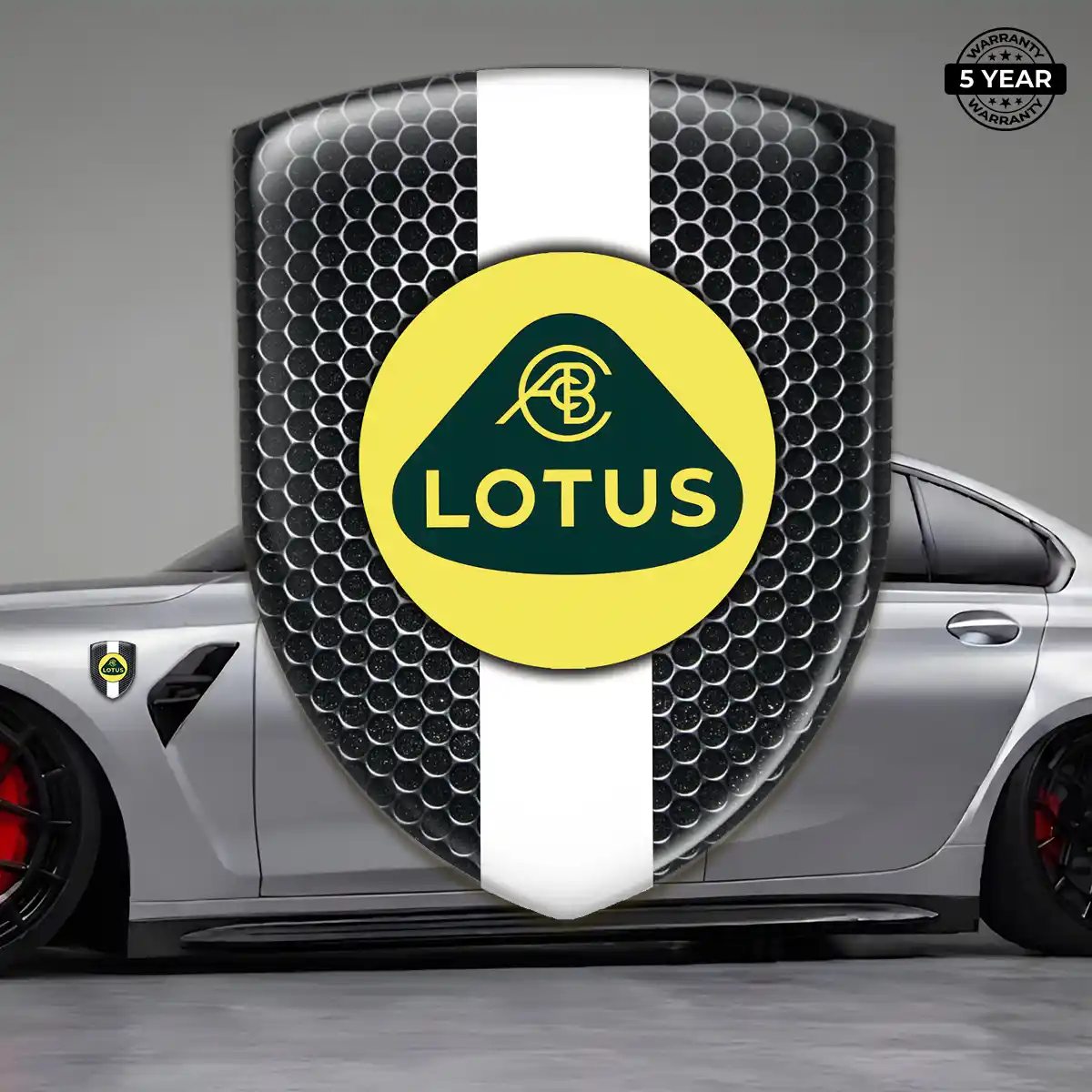 Lotus Automotive Logo Sticker Cabin Style