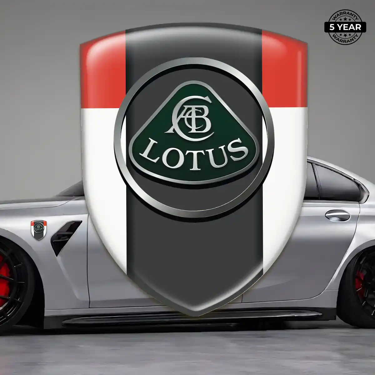 Lotus Automotive Logo Sticker Exterior Luxe