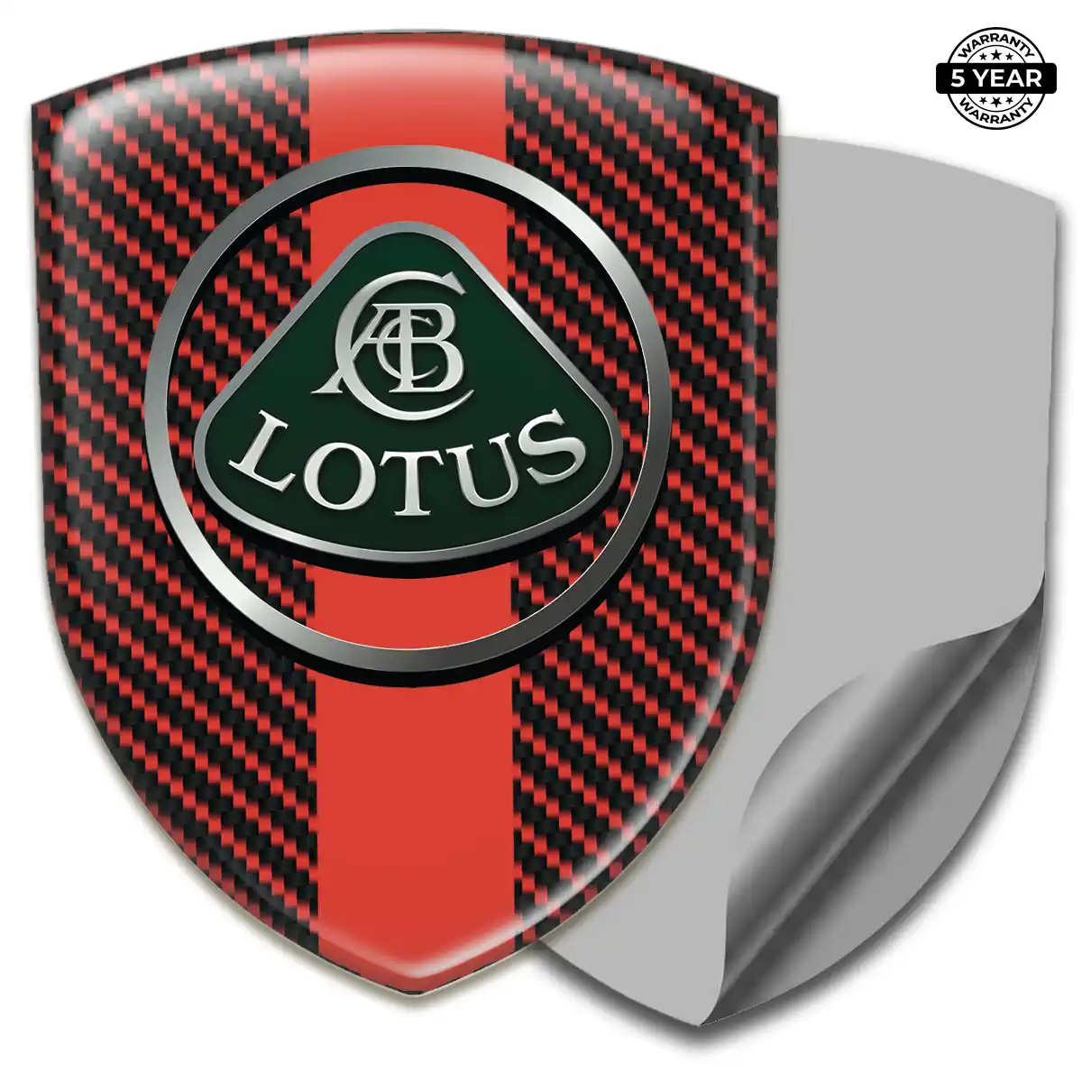 Lotus Automotive Logo Sticker Interior Elegance