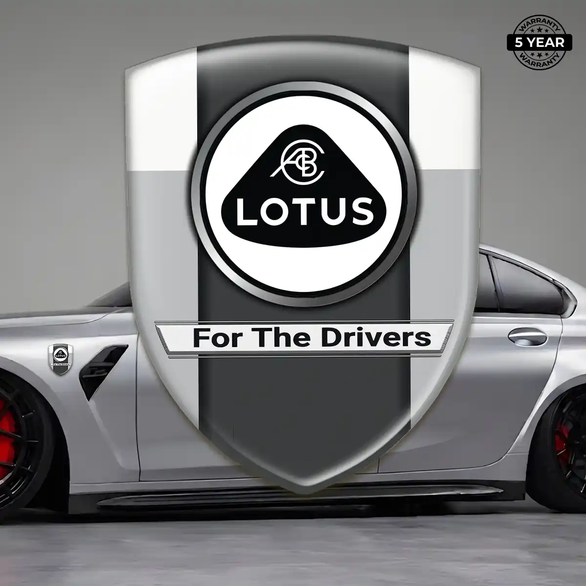 Lotus Automotive Logo Sticker Interior Luxe