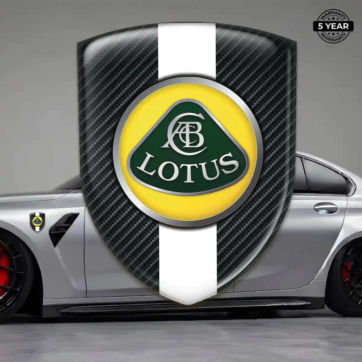 Lotus Automotive Logo Sticker Opulent Line