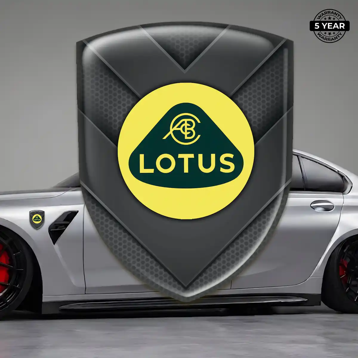 Lotus Automotive Logo Sticker Refined Design