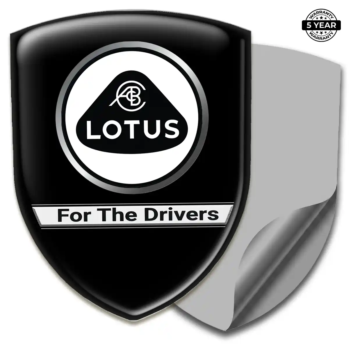 Lotus Automotive Resin Decal Premium Dome