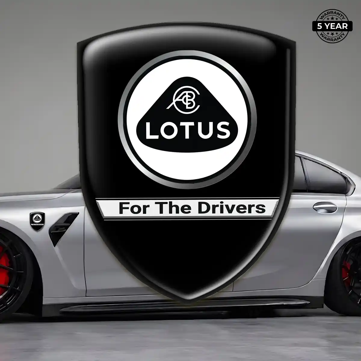 Lotus Automotive Resin Decal Premium Dome