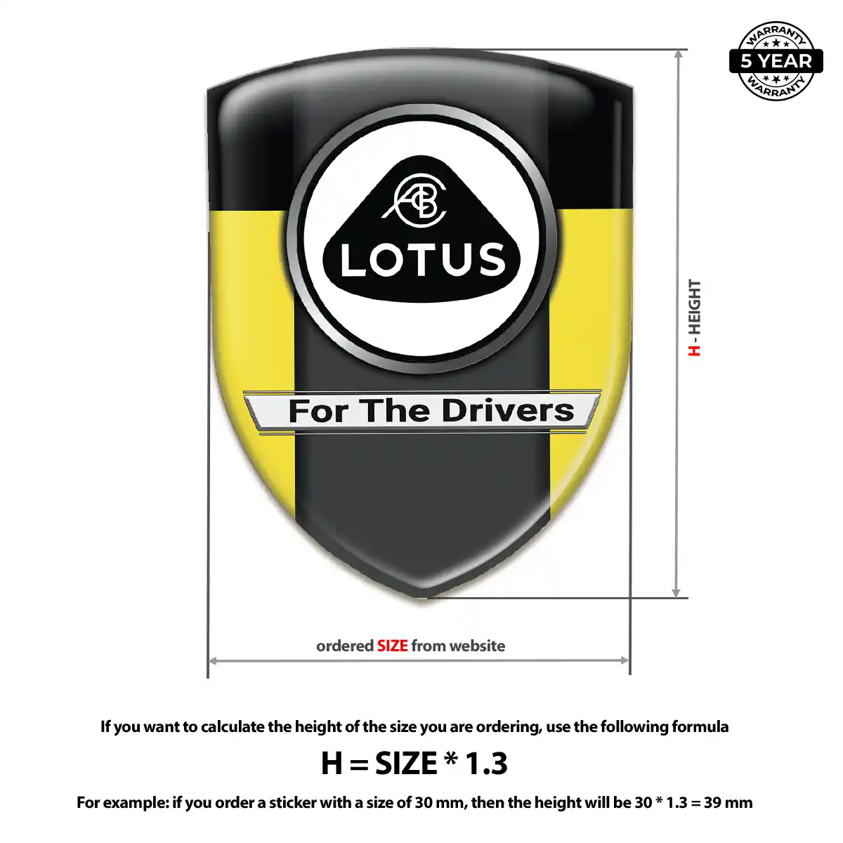 Lotus Automotive Resin Decal Superior Craft