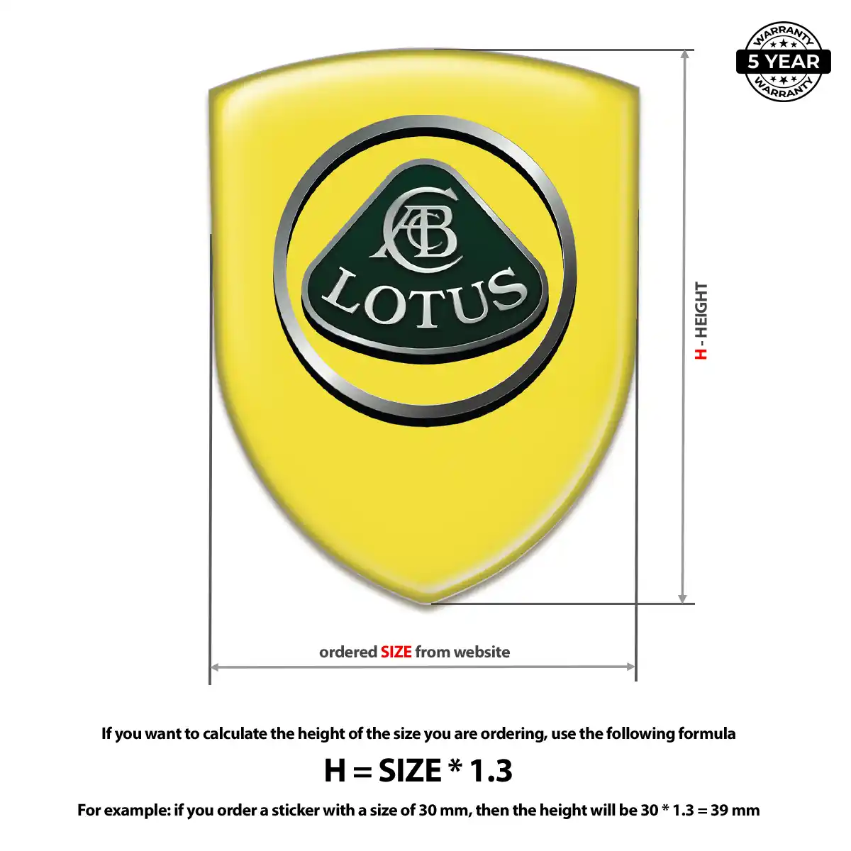 Lotus Badge Exterior Luxe