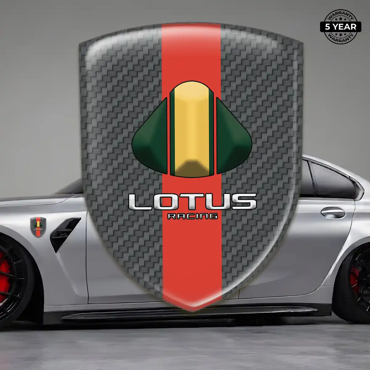 Lotus Badge Resin Luxe
