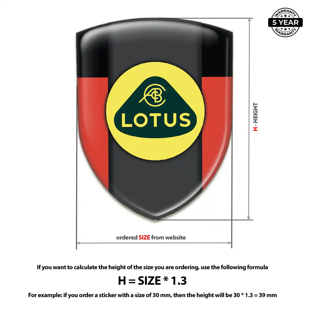 Lotus Badge Sleek Style