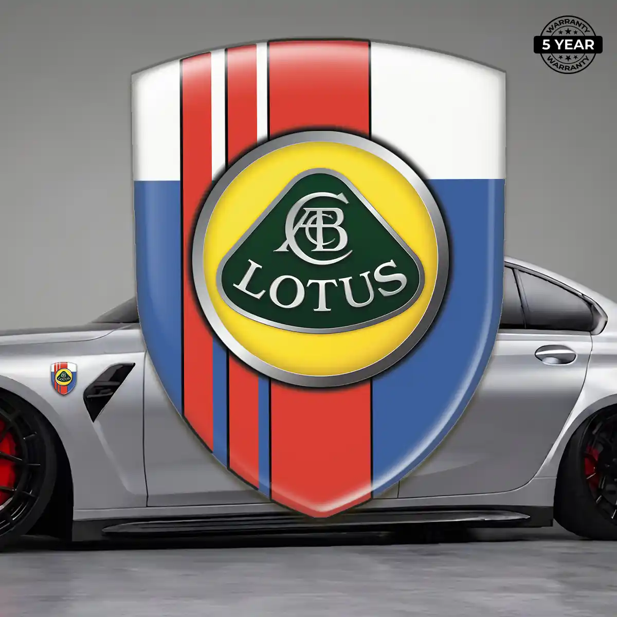 Lotus Car Badge Sticker Cabin Style