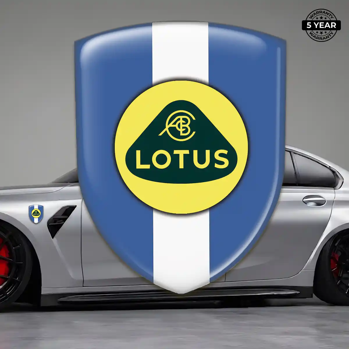 Lotus Car Badge Sticker Deluxe Edition