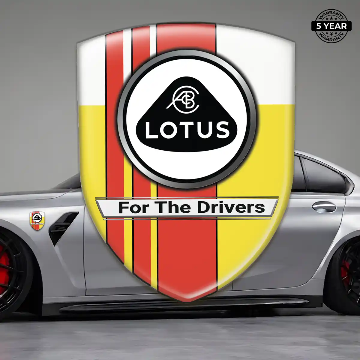 Lotus Car Badge Sticker Exterior Luxe