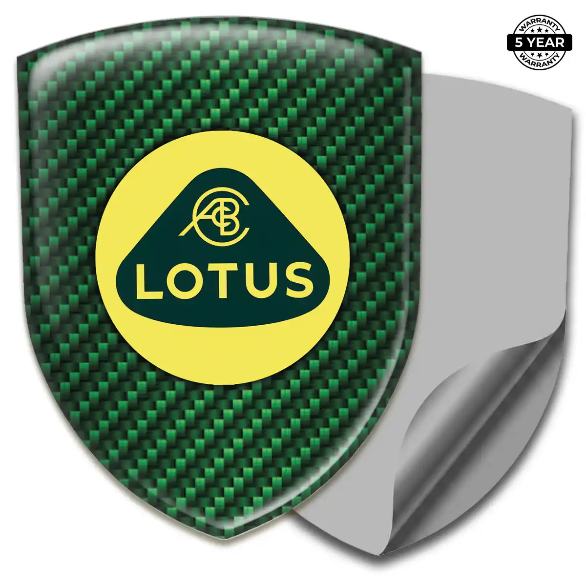 Lotus Car Badge Sticker Interior Elegance