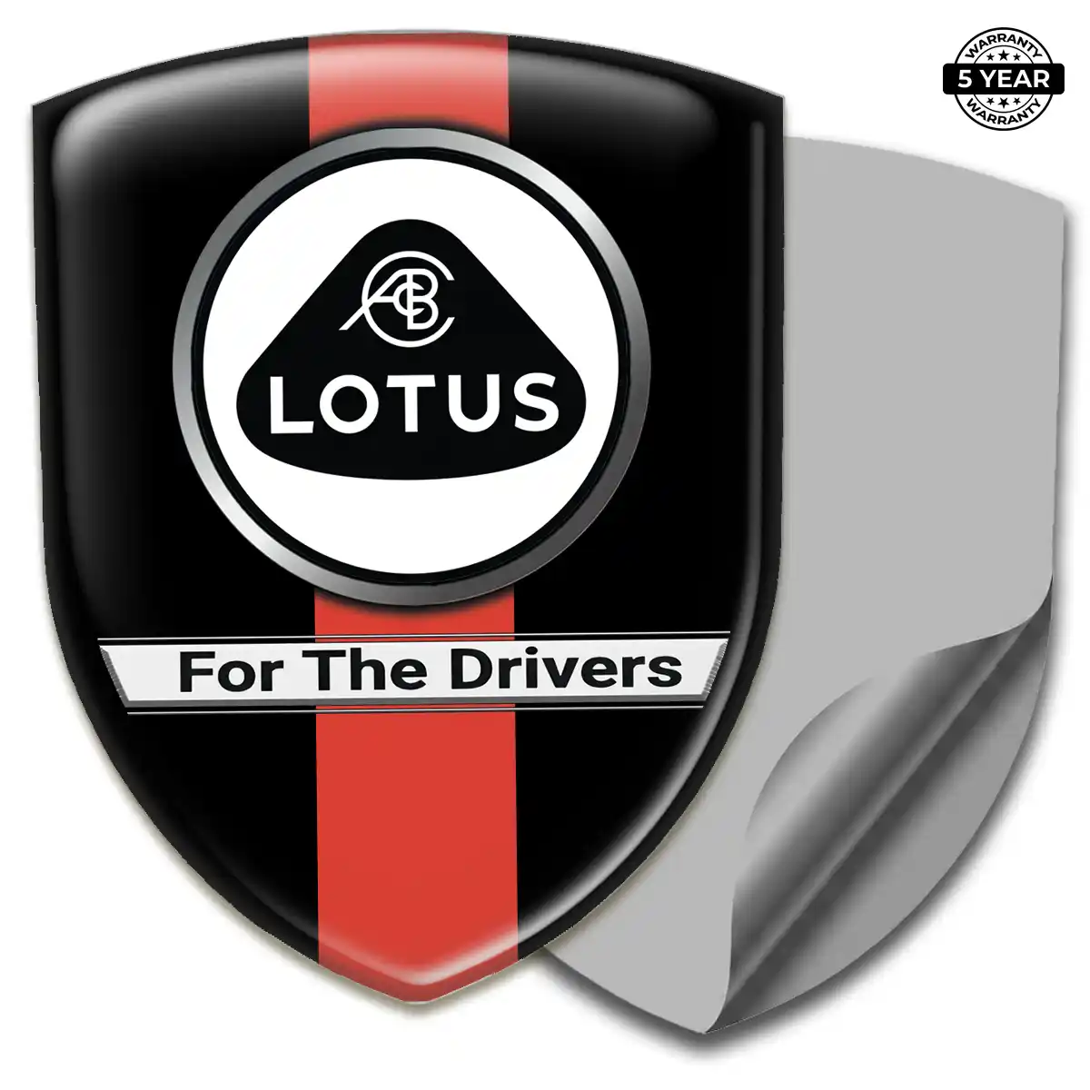 Lotus Car Badge Sticker Interior Luxe