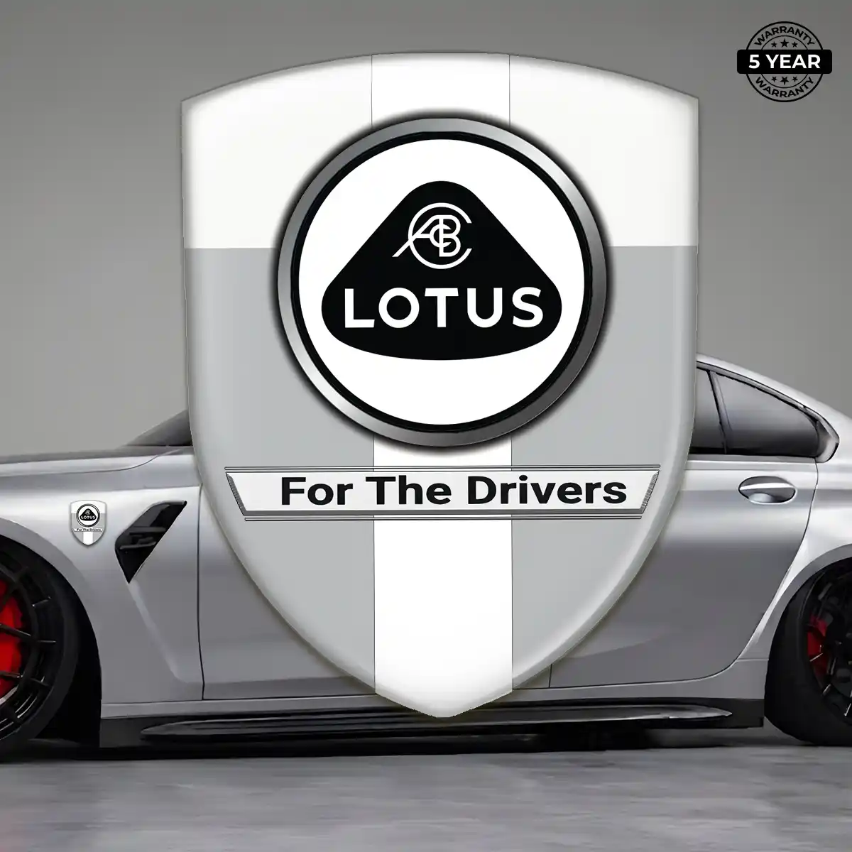 Lotus Car Badge Sticker Opulent Line