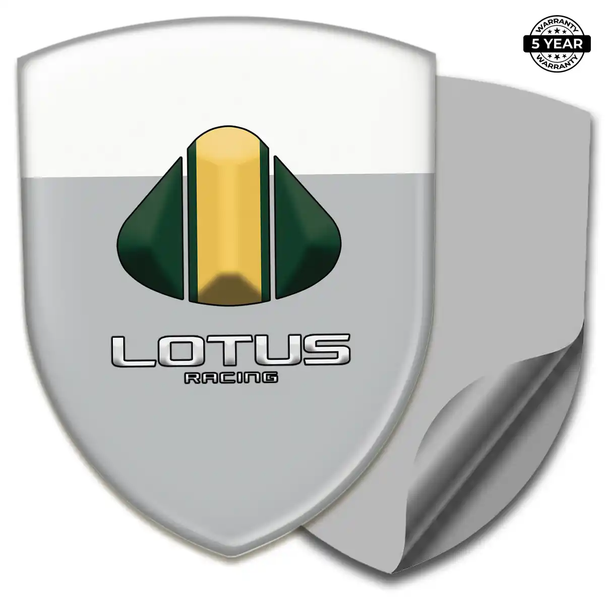 Lotus Car Badge Sticker Refined Design