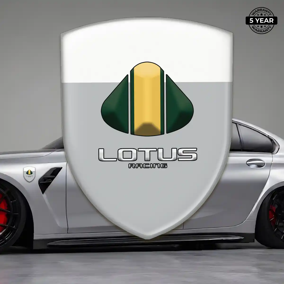 Lotus Car Badge Sticker Refined Design