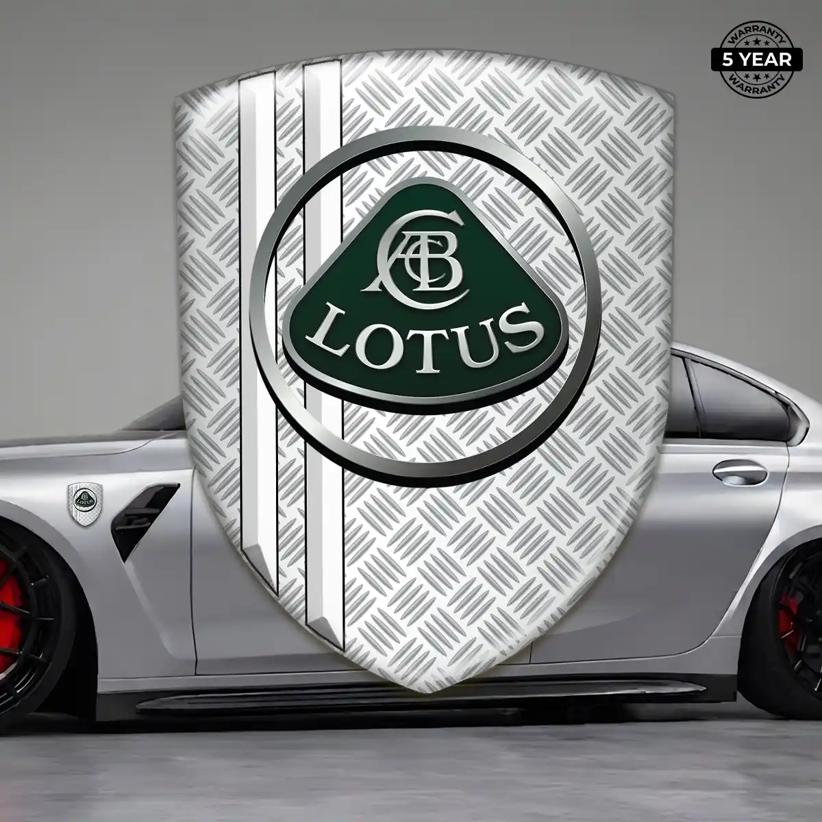 Lotus Car Badge Sticker Signature Grade