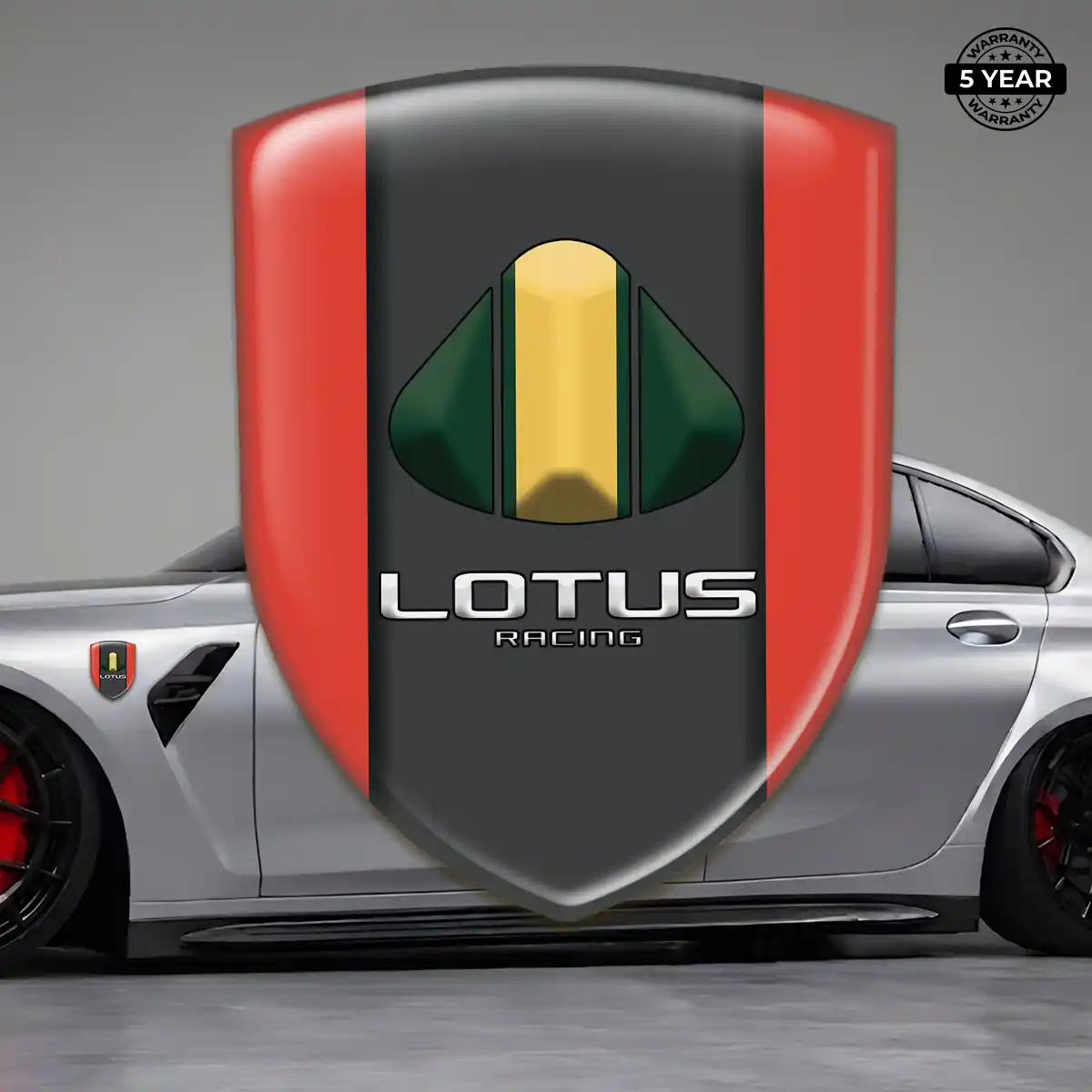 Lotus Car Badge Sticker Sleek Style