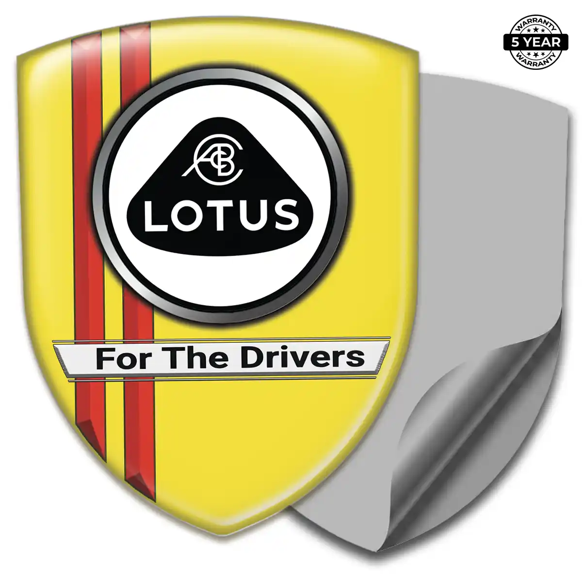 Lotus Car Emblem Decal Elite Finish