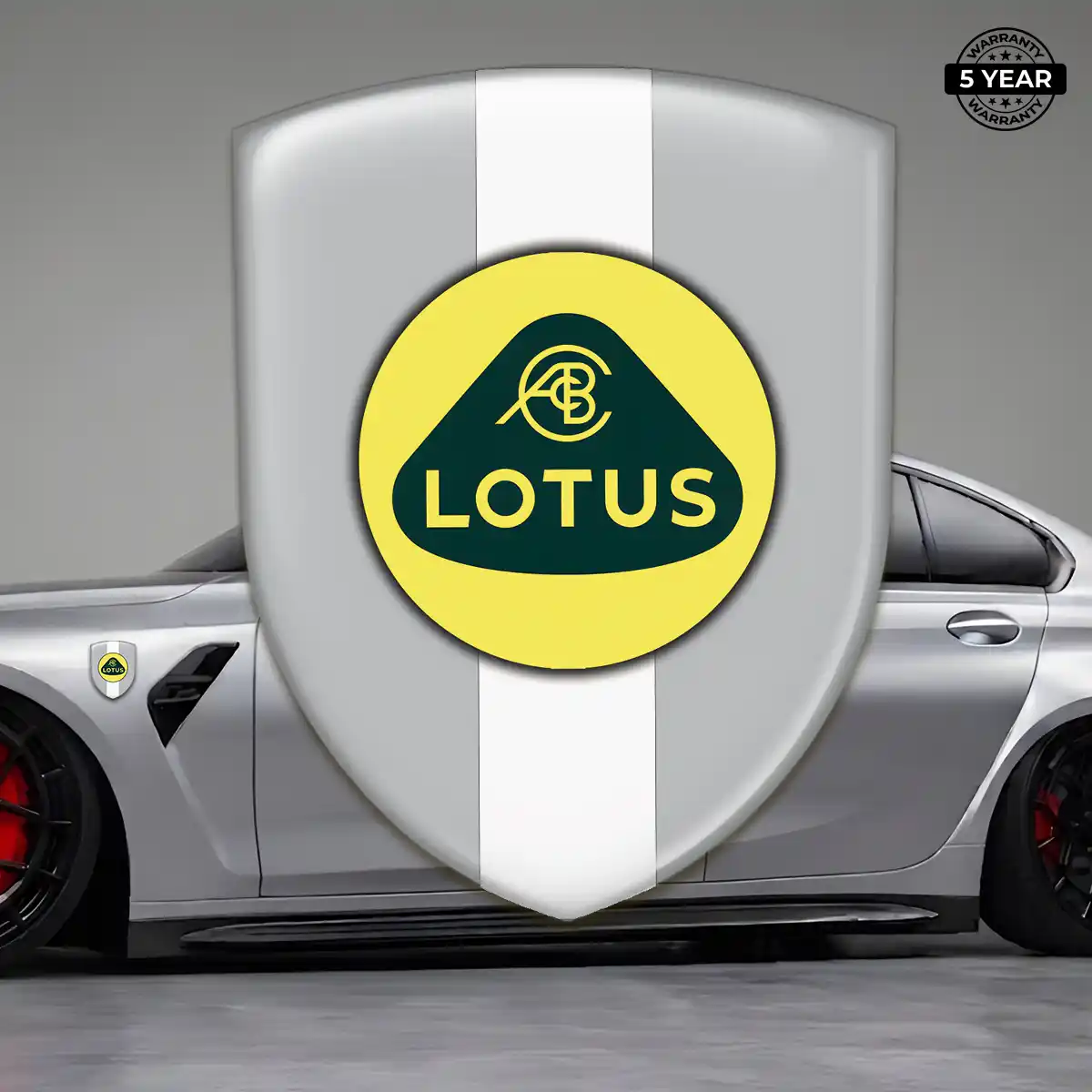Lotus Car Emblem Decal Resin Elite