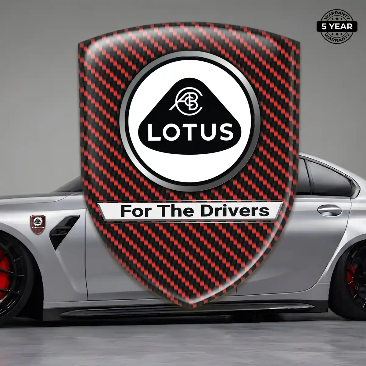 Lotus Car Emblem Decal Sleek Style