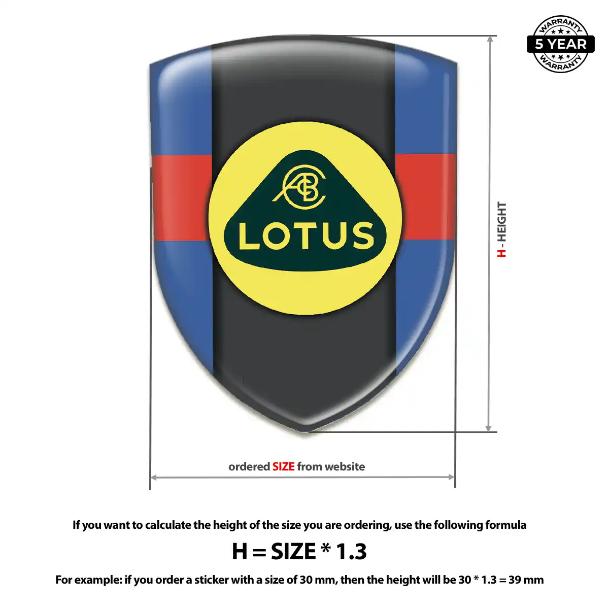 Lotus Car Emblem Decal Superior Craft