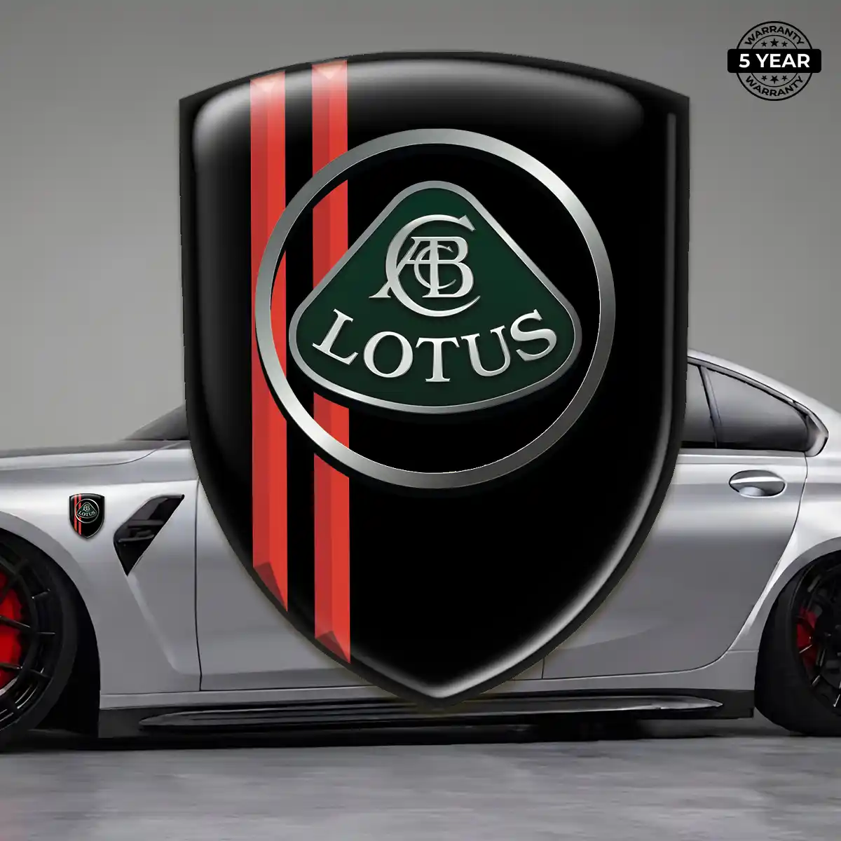 Lotus Car Emblem Overlay Elite Finish