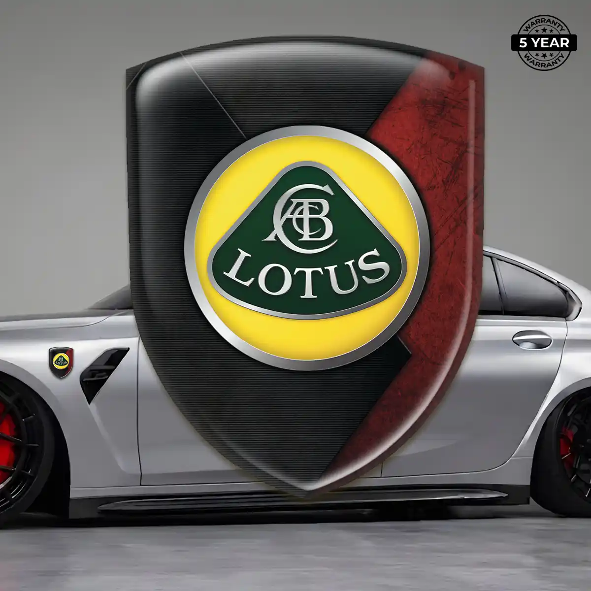 Lotus Car Emblem Overlay Exterior Luxe