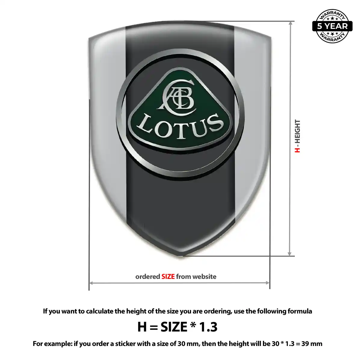 Lotus Car Emblem Overlay Interior Luxe