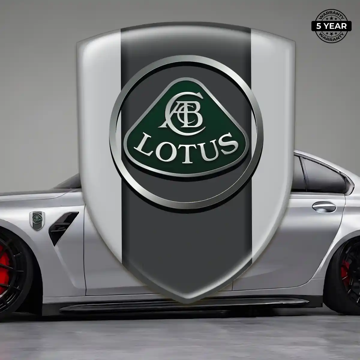 Lotus Car Emblem Overlay Interior Luxe