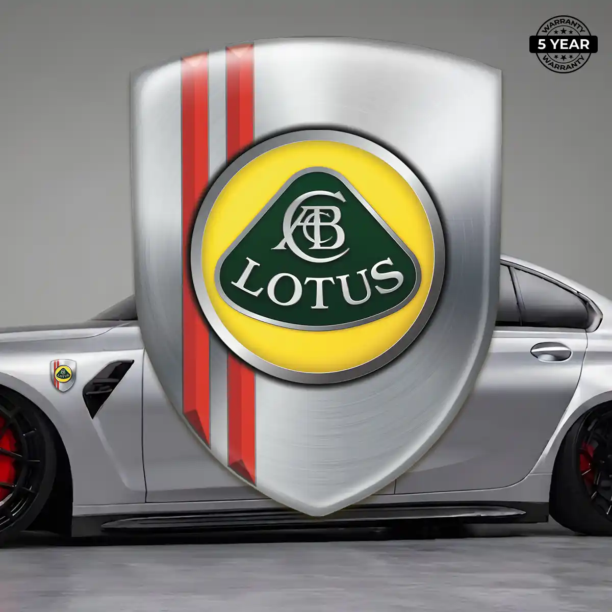 Lotus Car Emblem Overlay Outer Style