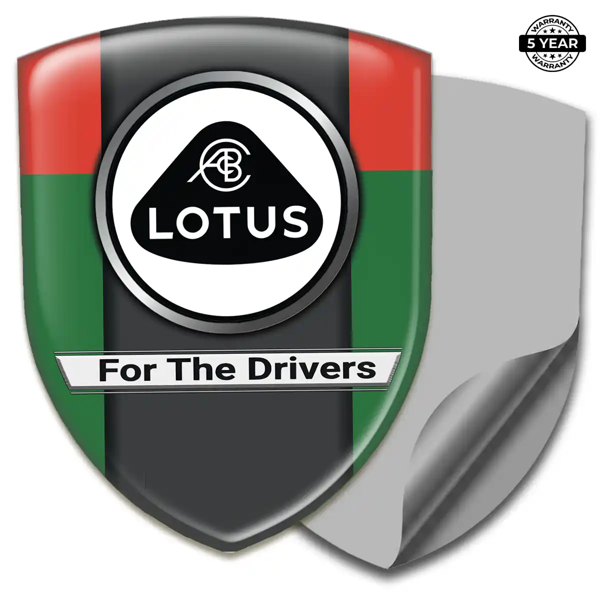 Lotus Car Emblem Overlay Premium Dome