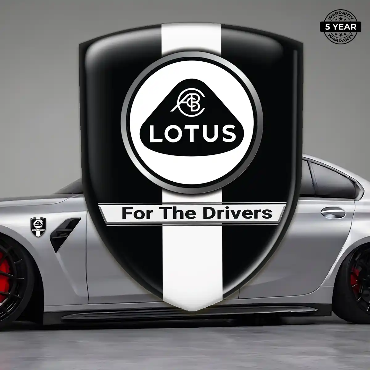 Lotus Car Emblem Overlay Resin Elite