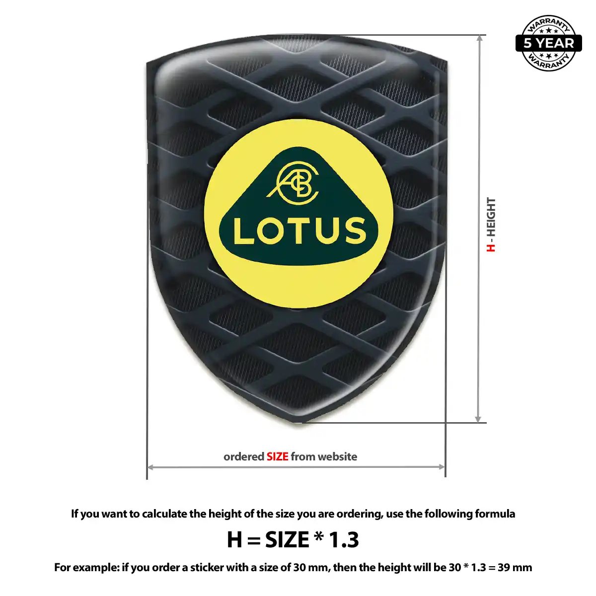 Lotus Car Emblem Overlay Superior Craft