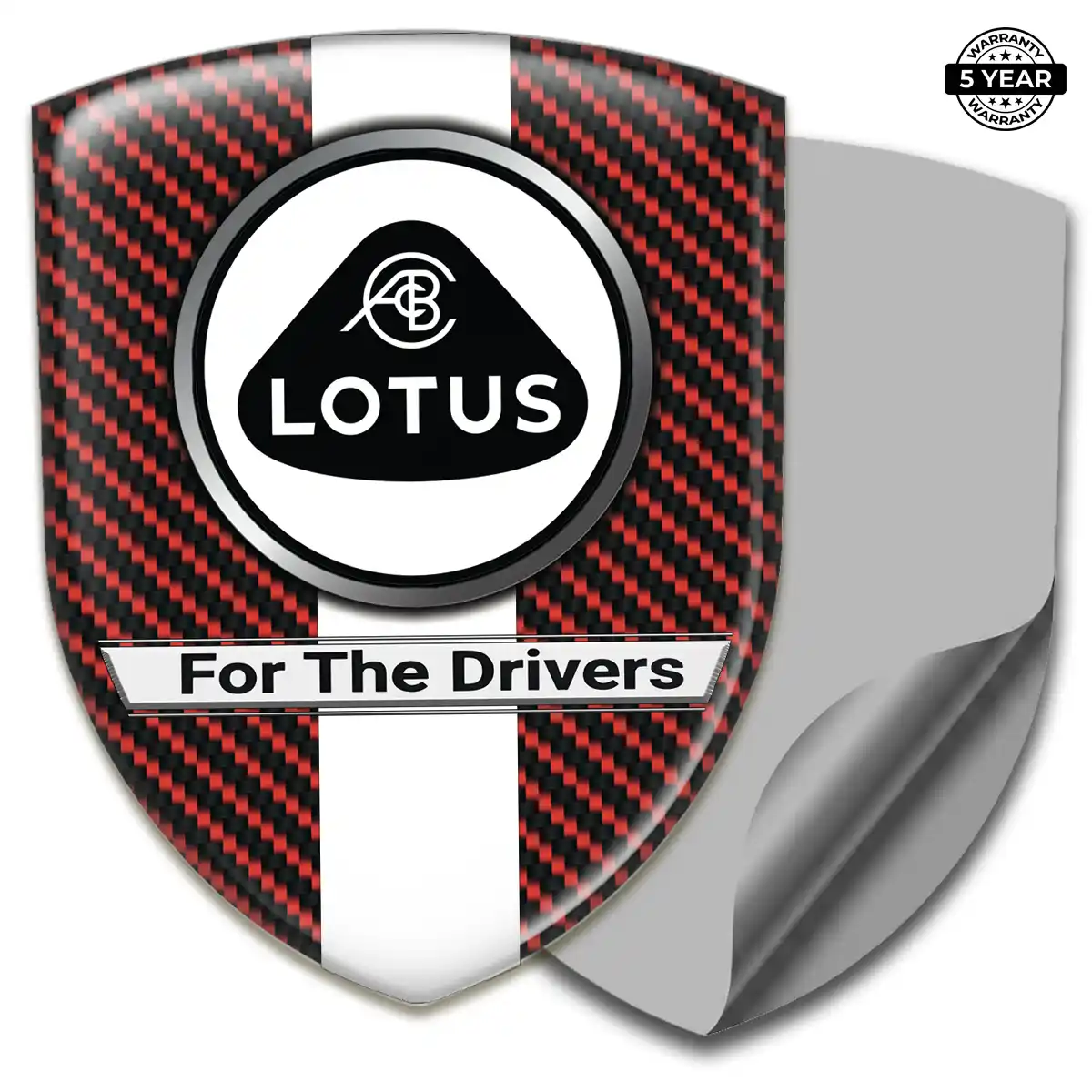 Lotus Car Emblem Sticker Cabin Style