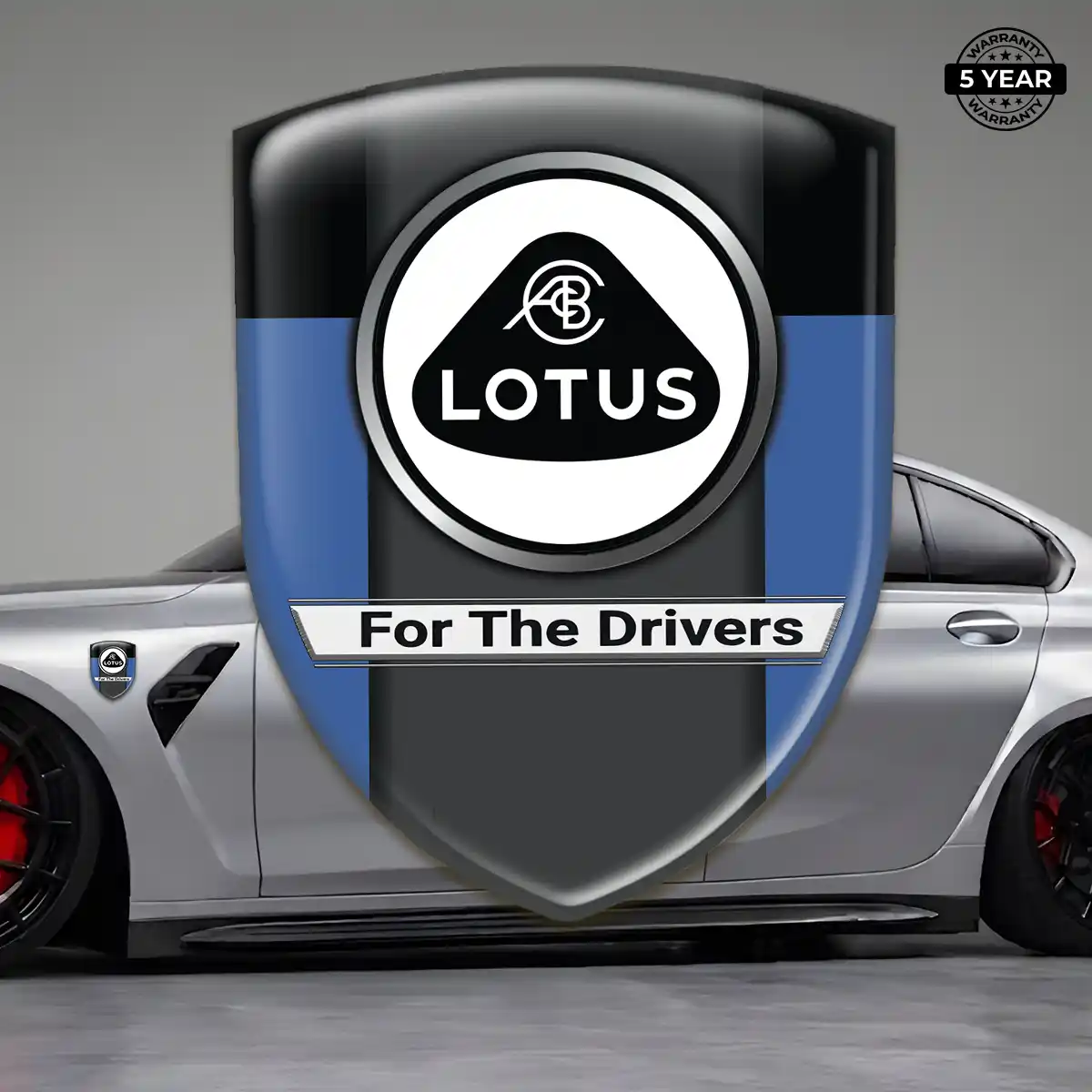 Lotus Car Emblem Sticker Elite Finish
