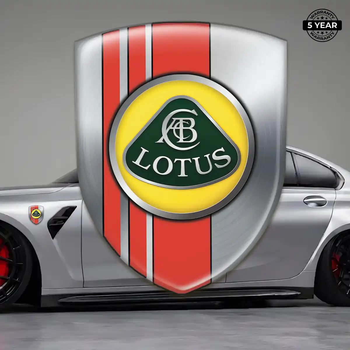 Lotus Car Emblem Sticker Opulent Line