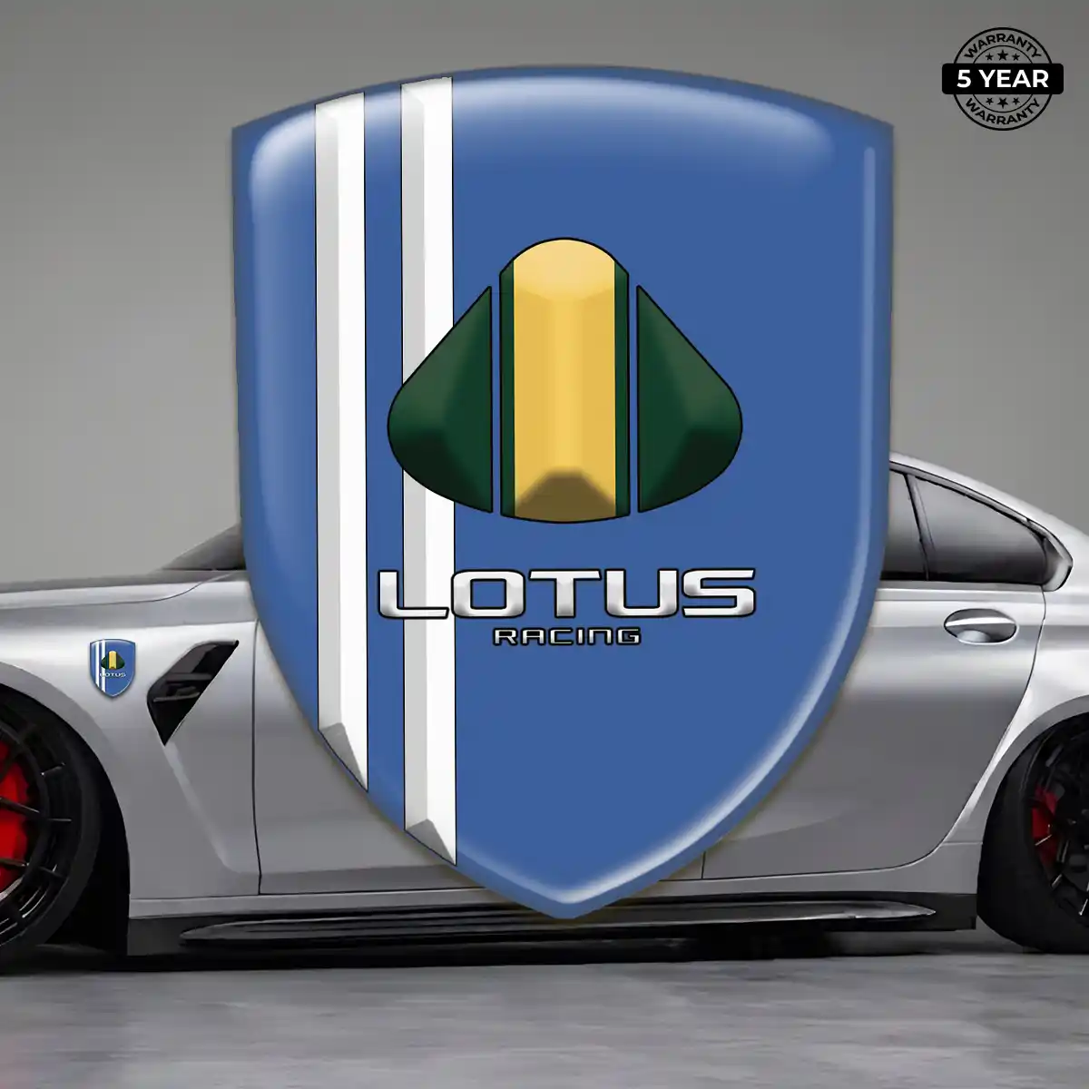 Lotus Car Emblem Sticker Refined Design